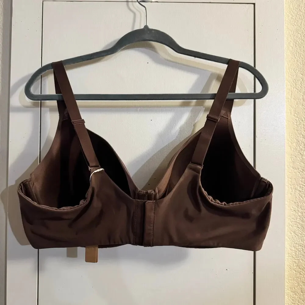 NWT Skims Fits Everybody Full Coverage Bra Brown Size 44D - Picture 3 of 5